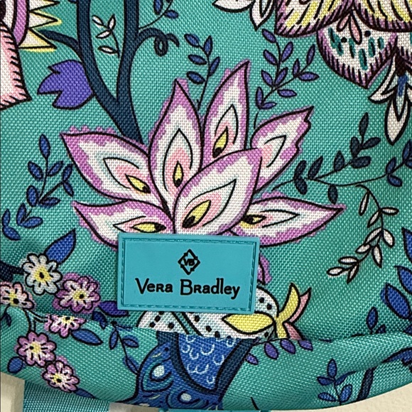 Floral Teal Sling Bag- Vera Bradley - Picture 2 of 6